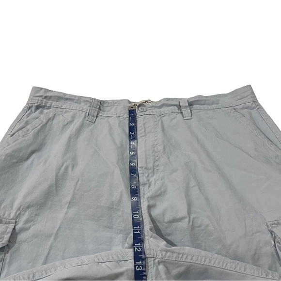Paper Denim Cloth PD&C Men Light Blue Cargo Shorts Sz 38x10 100% Cotton 6 Pocket - Picture 4 of 10